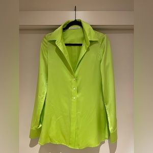 Slim Shirt in Glowstick Alexander Wang